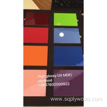 High Gloss UV MDF Board 18mm for Cabinet Use